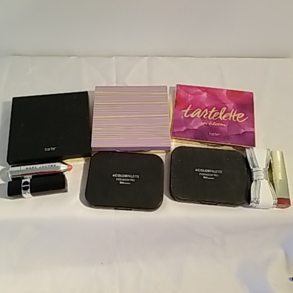 Tarte eyeshadow & BH palettes Bundle lot authentic Marc Jacobs Dior lipstick